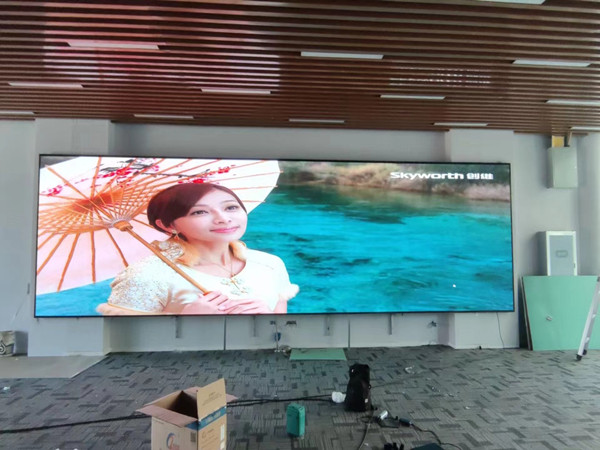 秦安P1.53led小间距屏安装案例